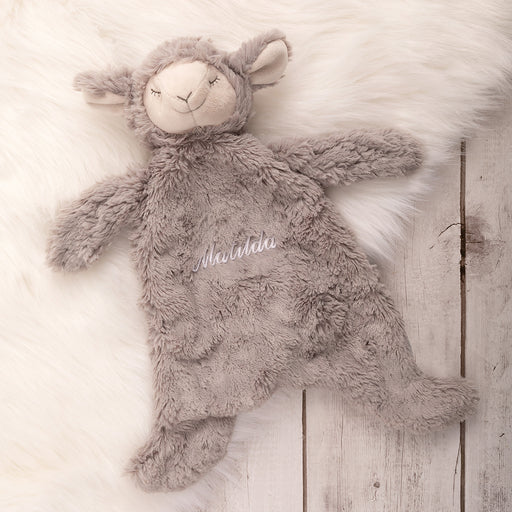 Personalised Plush Sheep Comforter Toy