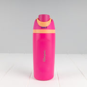 Personalised 480ml kids water bottle with laser engraved name, perfect for school and everyday use.