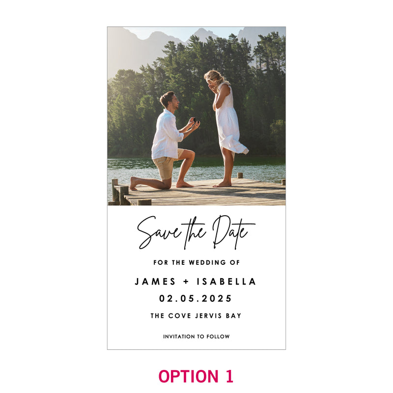 Personalised Wedding 'Save the Date' Magnets