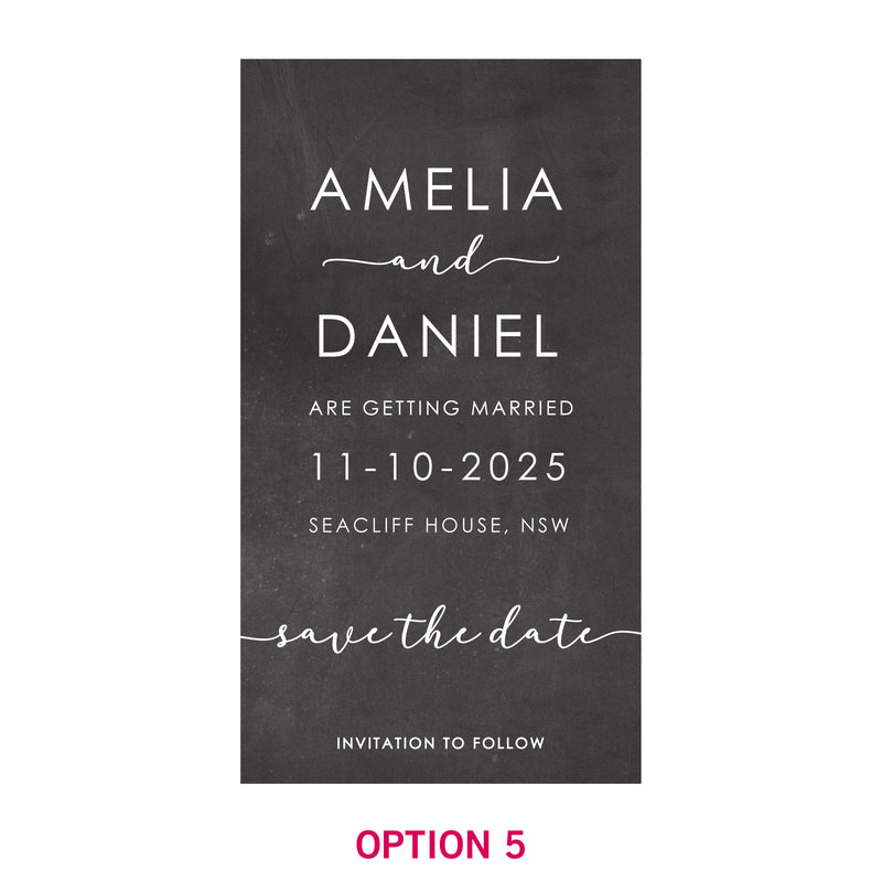 Personalised Wedding 'Save the Date' Magnets