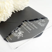 Personalised engraved wedding acrylic save the dates cards