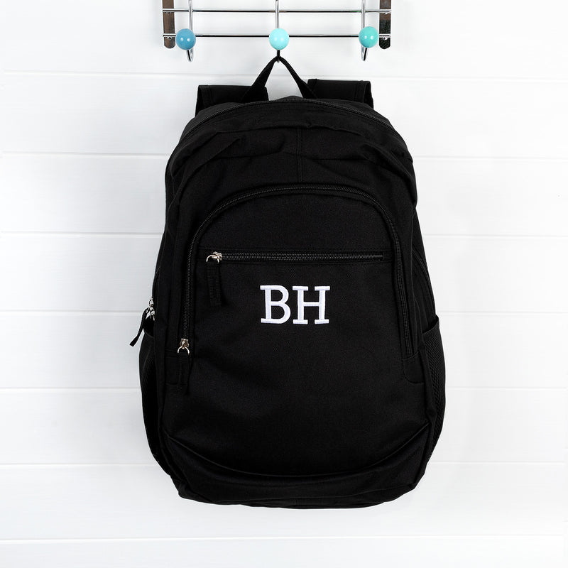 Custom Artwork Embroidered Initials School Laptop Bag