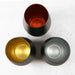 Copper, Gold, Silver Lining for Black Matte Stemless Wedding Wine Glasses
