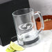 Custom engraved beer glass gift with premium black gift box