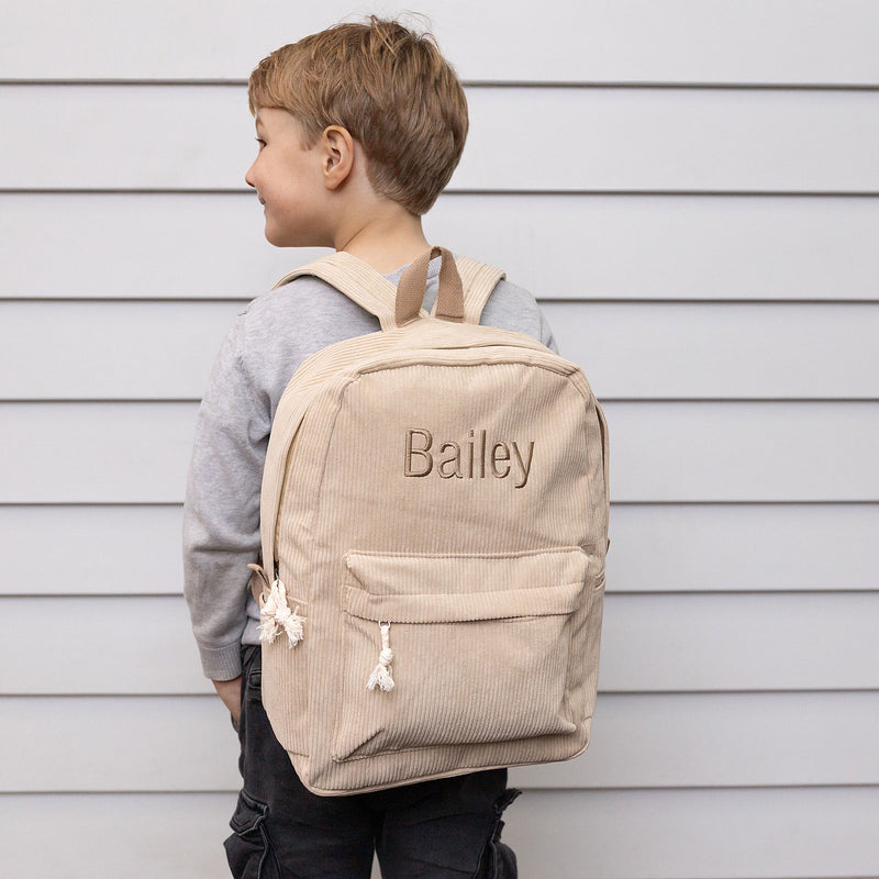 Personalised unisex kids backpack for daycare and preschool
