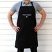 Personalised Embroidered Father's Day BBQ Black Apron