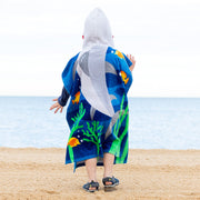 Boys Shark Suitcase With Personalised Name And Free Beach Towel