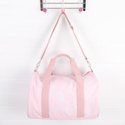 Personalised Embordered Pink Canvas Dance Duffle Bag