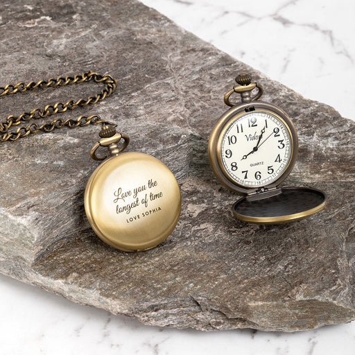 Engraved Father's Day Pocket Watch