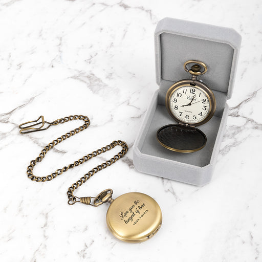 Engraved Father's Day Pocket Watch
