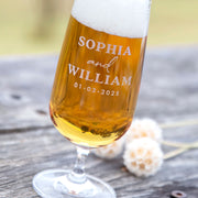 Personalised Beer Glass for Groomsman