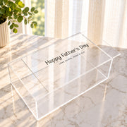 Personalised Father’s Day keepsake box with custom message