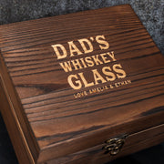 Father’s Day gift for bourbon or scotch lovers with custom message
