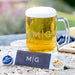 Personalised Engraved 500ml Beer Mug and Leather Stainless Steel Barmate Bottle Opener With Gift Box Birthday Gift