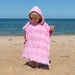 Personalised Kids Hooded Beach Towel with Embroidered Name