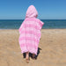 Unique Embroidered Kids Hooded Beach Towel Perfect for Beach Days