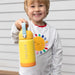 Custom kids’ water bottle with carry handle, perfect for school or daycare