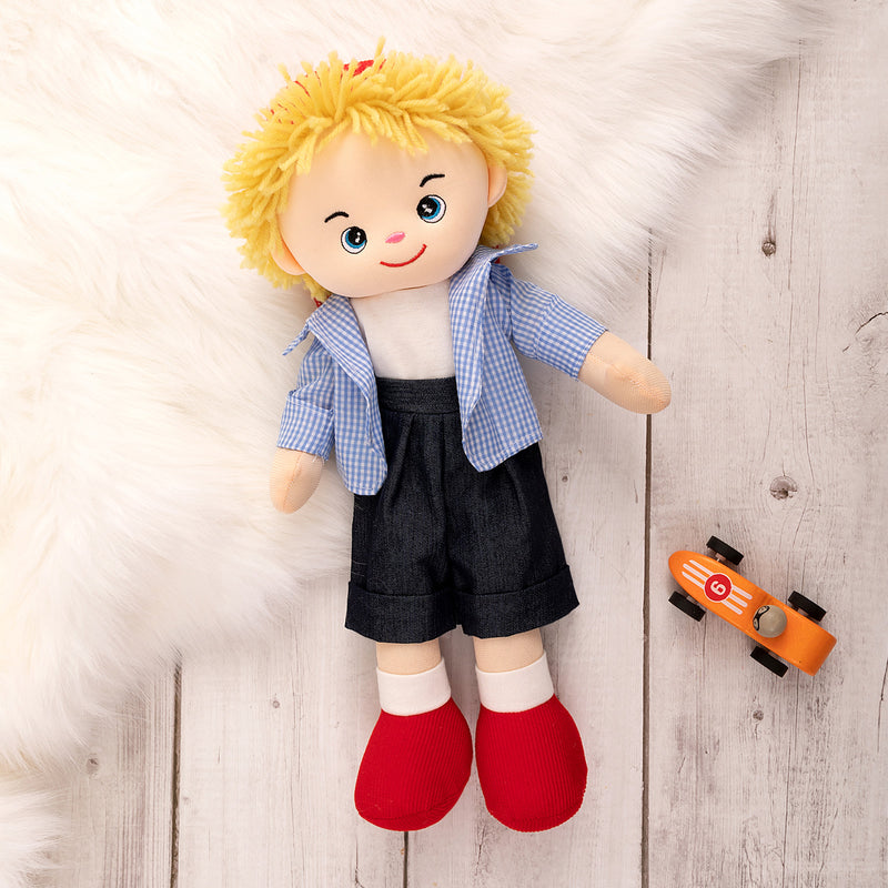 Custom Embroidered Child's Name Best Friend Doll