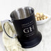 Stainless steel beer stein with silver laser engraving, ideal birthday gift for dads and grandads