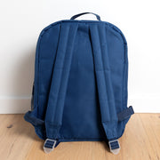 Back view of children’s backpack highlighting padded adjustable shoulder straps.