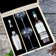 Personalised Mr Consistent Wooden Boxed Cocktail Shaker Set