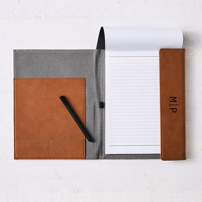 Professional Notepad Portfolio with Personalised Engraving