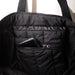 Custom everyday black tote bag with internal pocket, washable design
