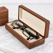 Wooden glasses case personalised for birthdays, Father’s Day and Christmas gifts