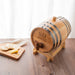Handcrafted oak whiskey barrel gift, perfect for home bar and special occasions