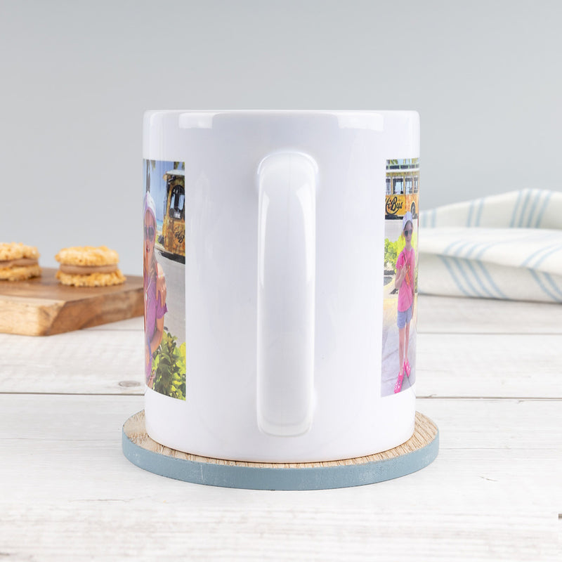 Personalised photo mug for Dad ready to gift with optional gift wrapping available