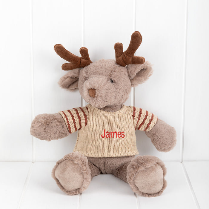 Personalised Christmas reindeer keepsake - a timeless Christmas companion for kids to treasure.