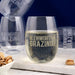 Corporate promotional Tritan™ stemless wine drinkware gift