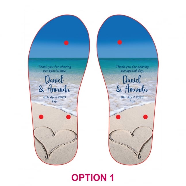 Beach Wedding Flip Flops, custom flip flops, personalized flip