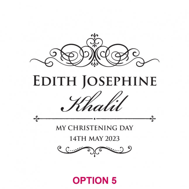 Christening Baptism Acrylic Wishing Well Box