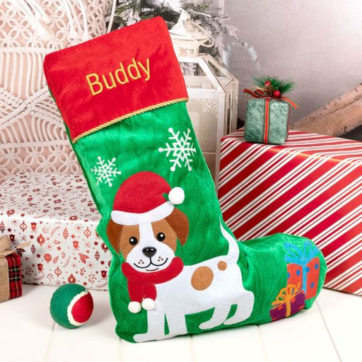 Personalised Embordered Pet's Name Christmas Stocking