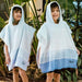 Custom Embroidered Name Boy Blue Kids' Hooded Beach Towel Christmas Present