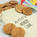 Custom Designed Engraved Wooden Animal Memory Game children present with gift bag