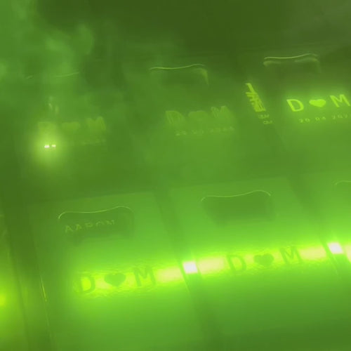 Personalised Engraved Black Wedding Credit Card Bottle Opener Favours