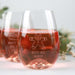 Custom Designed Engraved Bit Me Christmas 460ml Stemless Wine Glasses