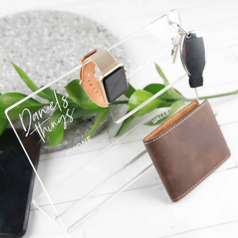 Engraved Acrylic Accessories Holder Christmas Gift