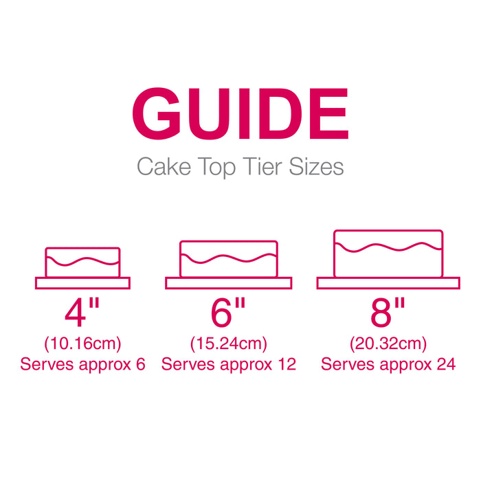 cake tier sizes