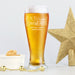 Customised Engraved Corporate Christmas Schooner Beer Glasses Employee Present