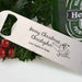 Customised Engraved Christmas bottle opener gift