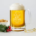 Personalised Engraved Christmas Corporate Beer Stein Mug Client Present