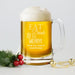 Custom Designed Engraved Christmas Corporate Beer Stein Mug Client Present
