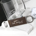 Custom Designed Gift Boxed Engraved Corporate 500ml Beer Mug and Leatherette Barmate Company or Client Promotional Gift
