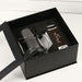 Customised Gift Boxed Engraved Corporate 500ml Beer Mug and Leatherette Barmate Company or Client Promotional Gift