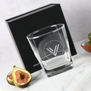 Customised Engraved Corporate Logo Premium European Scotch Glasses Client or Employee Promotional Gift