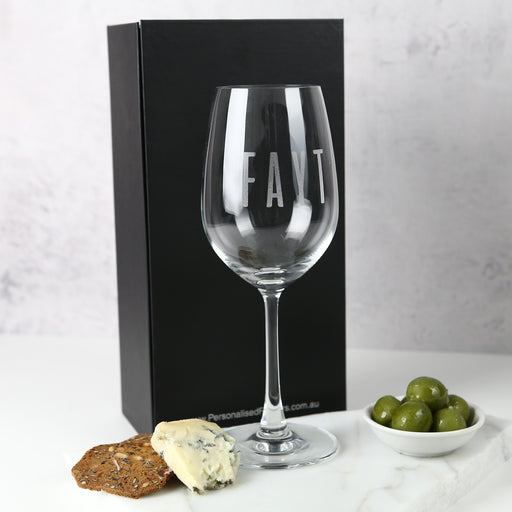 Personalised Engraved Corporate Logo Premium European Wine Glass Company or Client Promotional Gift