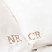 Customised Embroidered 100% Mulberry Silk Pillowcase Twin Set